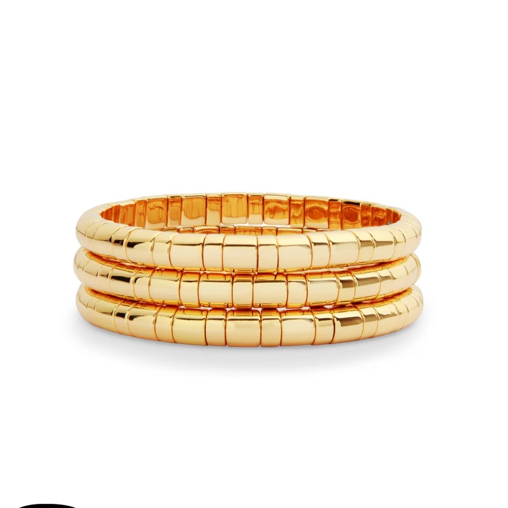 Roxanne Assoulin Gold Rush set of 3 bracelets - Picture 1 of 2